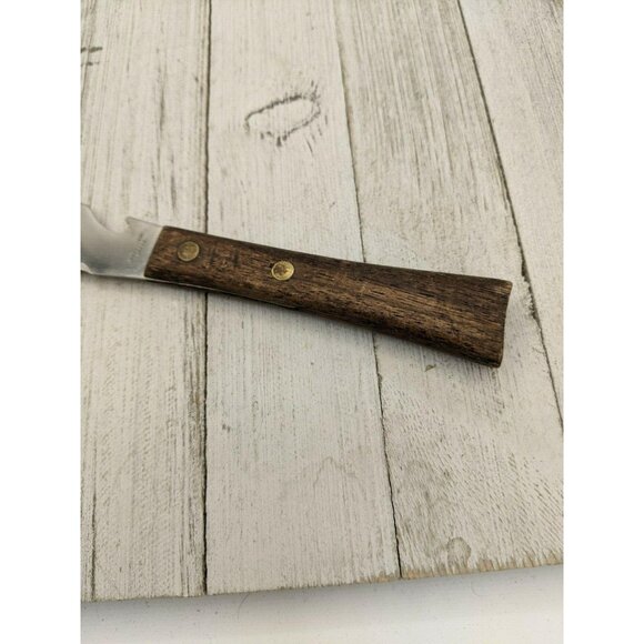 Vegetable Utility All Purpose Carving Slicing Knife Serrated 2 Prongs Japan 12" - Picture 5 of 7